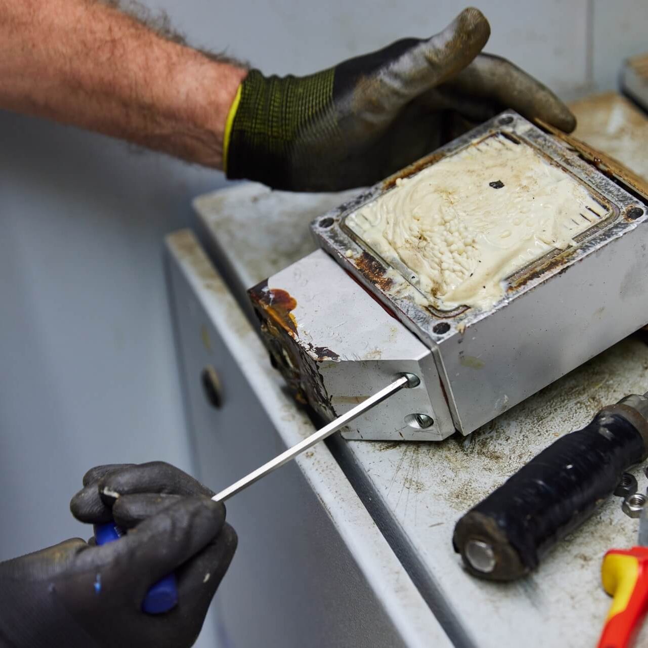 Fe-Ma-Tech Maschine Reinigen